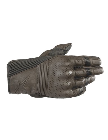 GANTS ALPINESTARS MUSTANG V2 TABAC MARRON NOIR plus qu'un jeu 